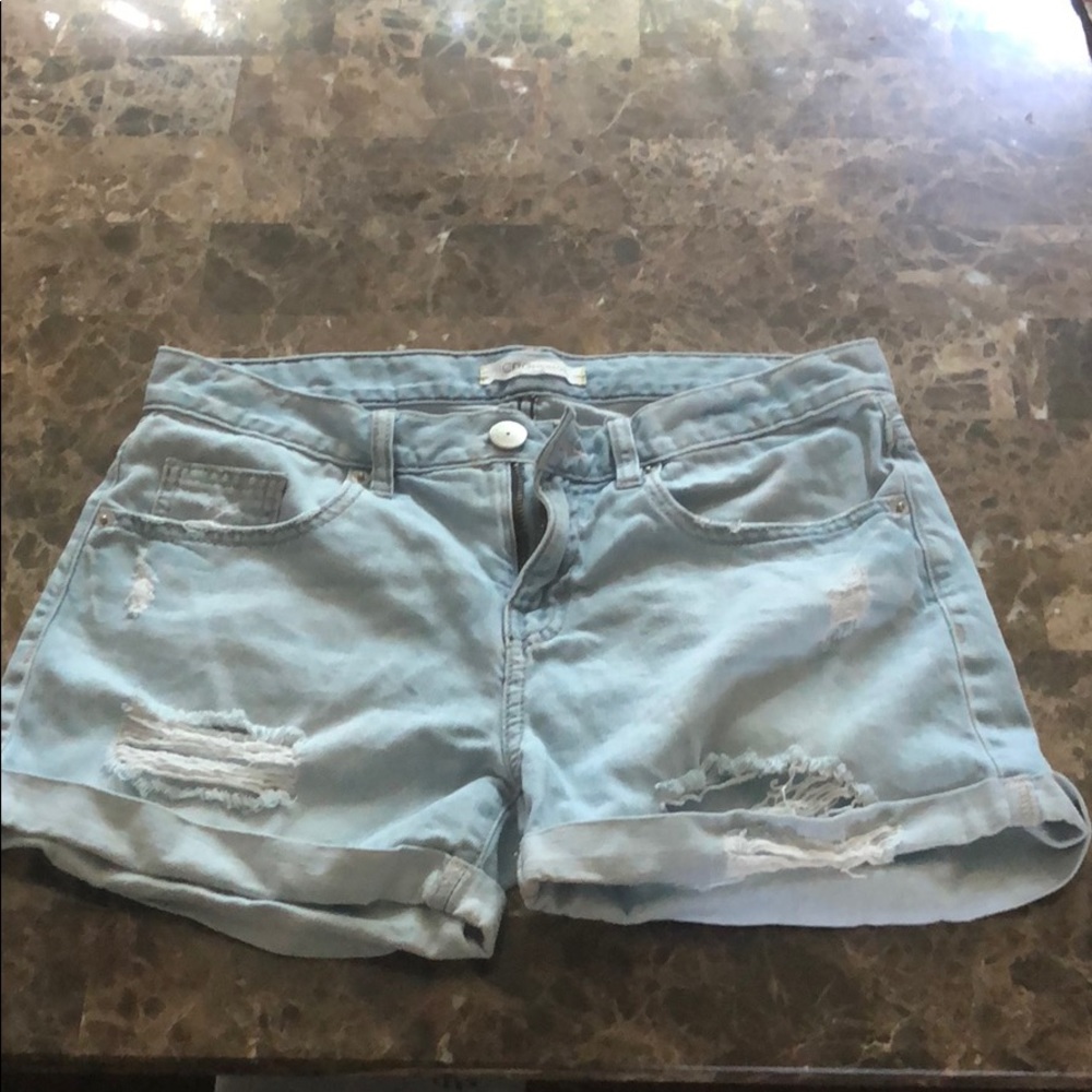 Bcbg denim shorts